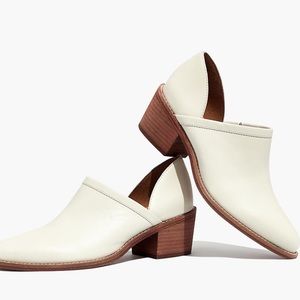 Madewell White Brady Bootie size 6.5